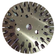estator lamination paso a paso Paso 600 material de 0.5 mm de espesor de acero 35 mm de diámetro